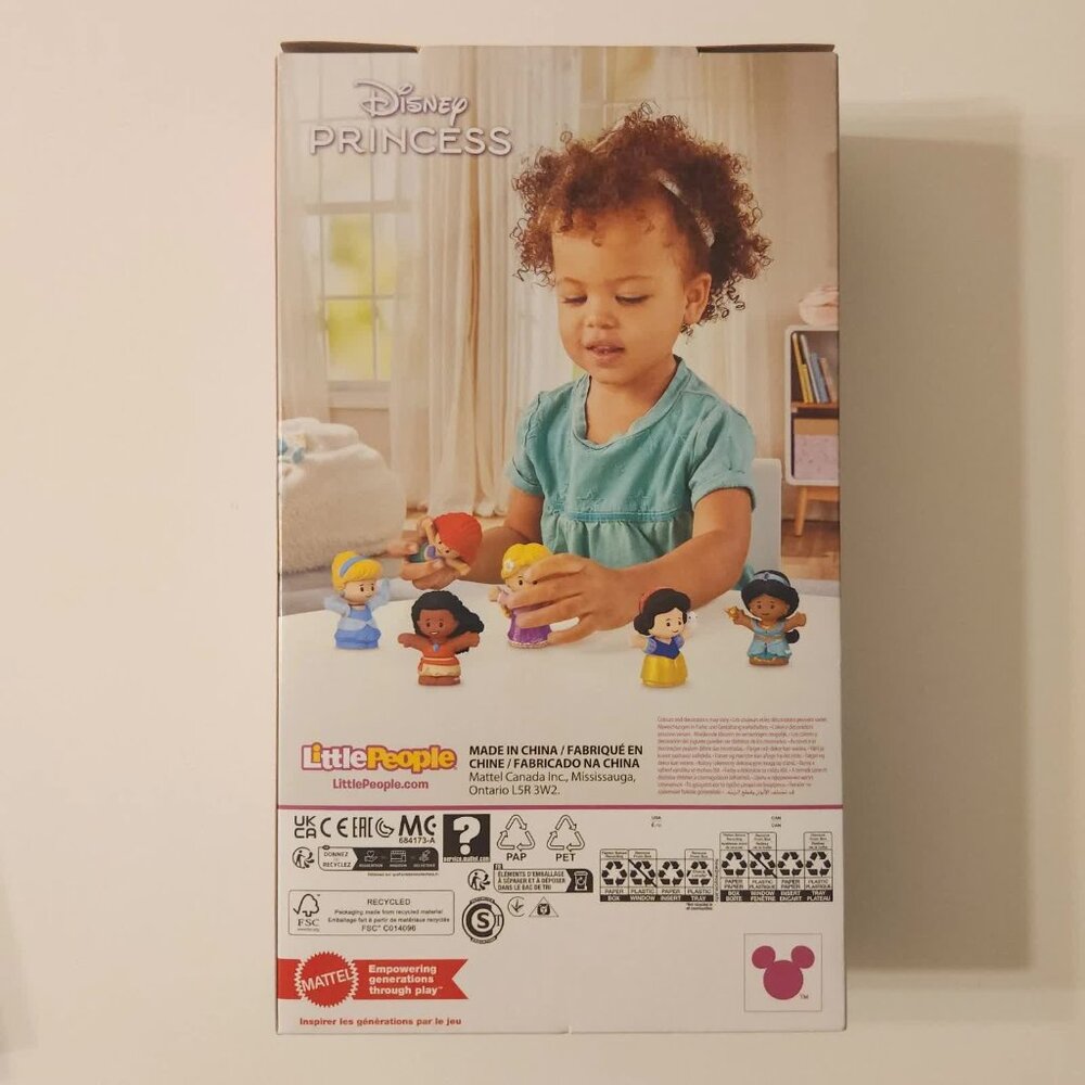 Little People Disney Princess Figures - Set of 6 Character read desc - Picture 6 of 6